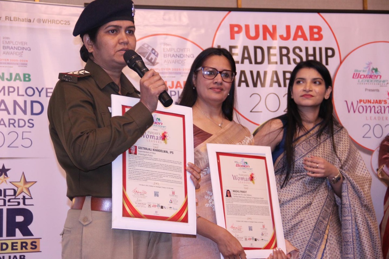 Being recognized as Punjab’s Women Leader at the 12th World Women Leadership Congress Awards by CMO Asia